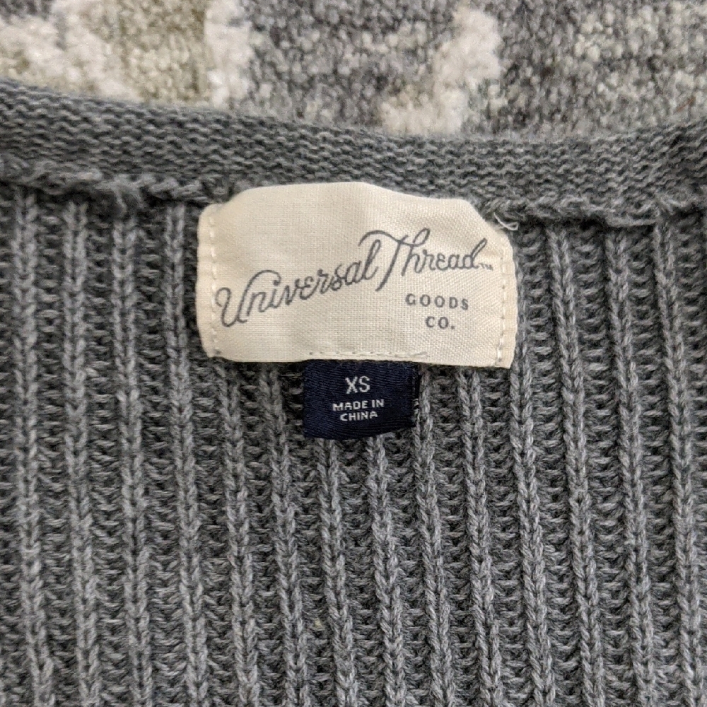 Universal Thread Charcoal Cardigan - Picture 2 of 4